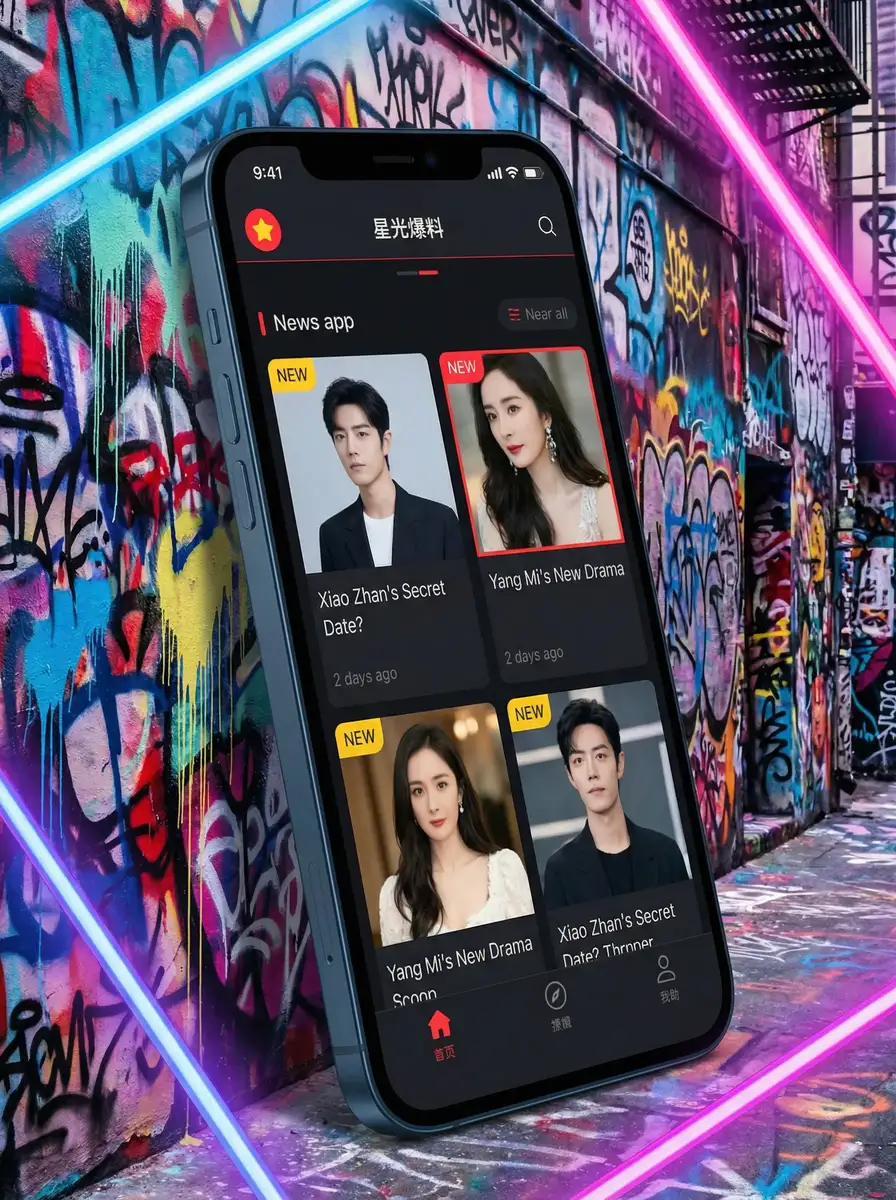 吃瓜暗网 APP界面展示 - 掌上吃瓜神器